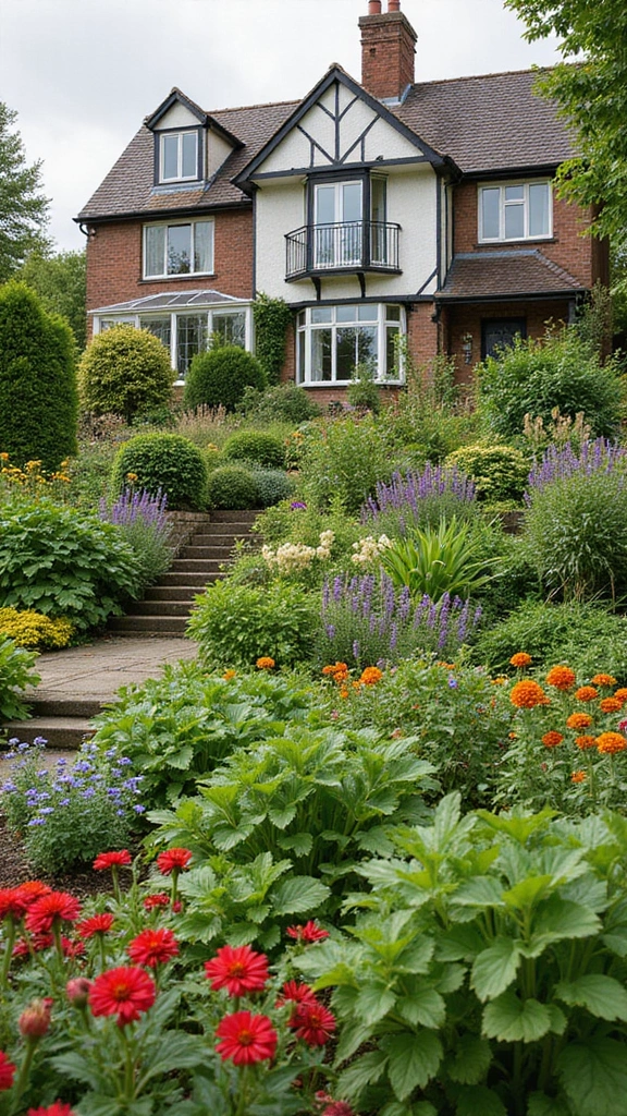 48 Terraced House Front Garden Ideas That Feel Charming - 8. Edible Landscaping: Garden to Table