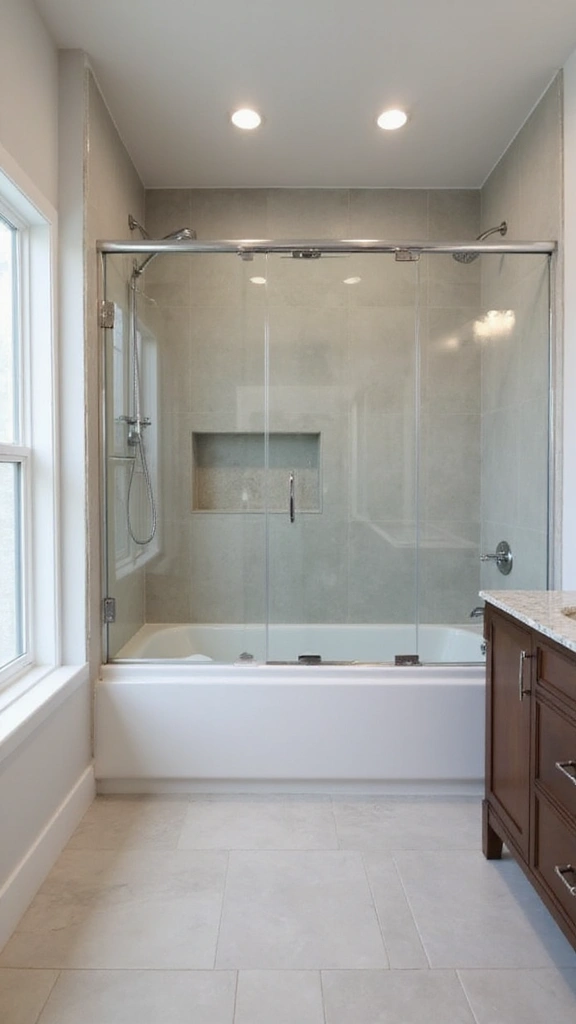 49 Bathroom Remodel with Tub Ideas That Feel Fresh - 24. Unique Shower and Tub Combinations