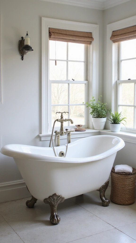 49 Bathroom Remodel with Tub Ideas That Feel Fresh - 34. Freestanding Tubs with Legs