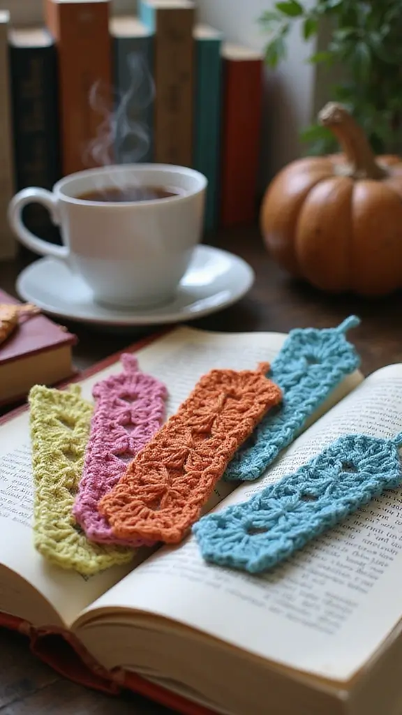 49 DIY Crochet Home Decor Ideas That Look Adorable - 19. Creative Crochet Bookmarks