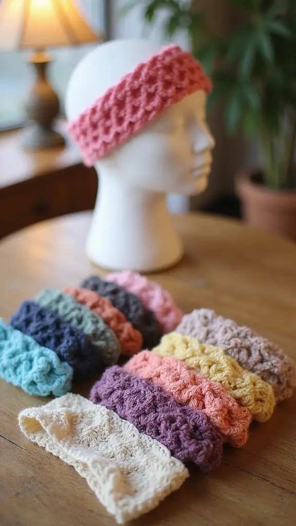 49 DIY Crochet Home Decor Ideas That Look Adorable - 22. Funky Crochet Headbands