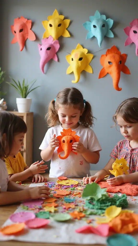 49 Ganesh Decoration Ideas Home Decor That Feel Magical - 13. Ganesh-Themed Crafts for Kids