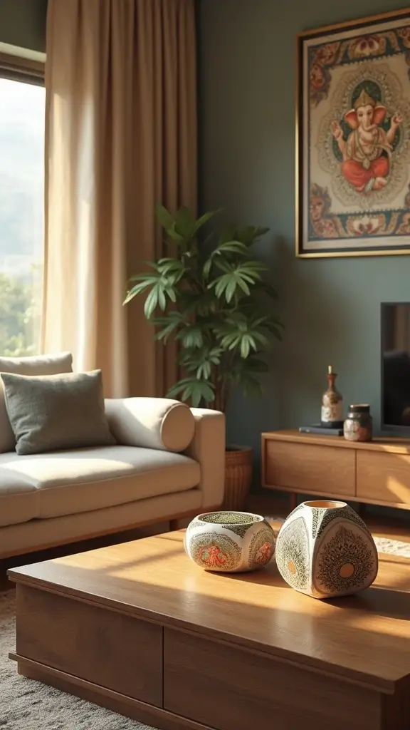 49 Ganesh Decoration Ideas Home Decor That Feel Magical - 40. Ganesh in Home Automation Decor