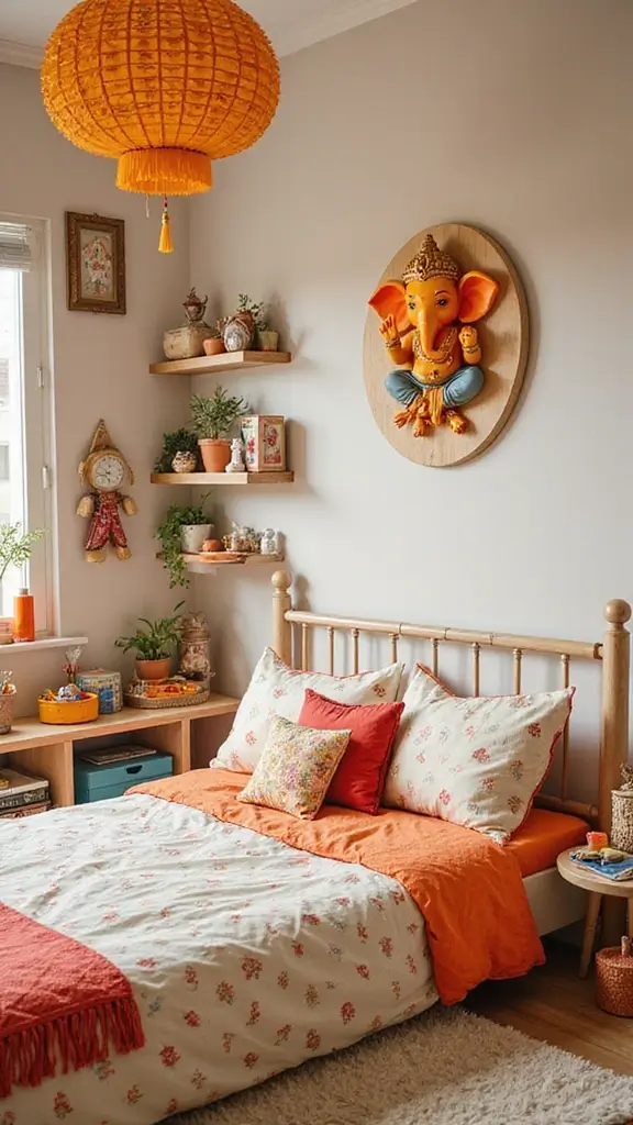 49 Ganesh Decoration Ideas Home Decor That Feel Magical - 47. Ganesh-Inspired Children's Room Decor