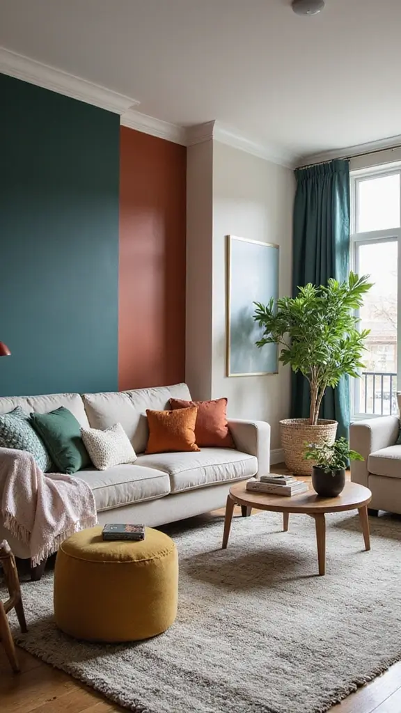 49 Home Decor Ideas for Apartment Living That Feel Stylish - 14. Design an Accent Wall