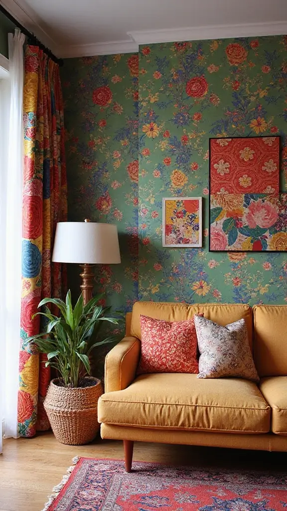 49 Home Decor Ideas for Apartment Living That Feel Stylish - 20. Play with Patterns