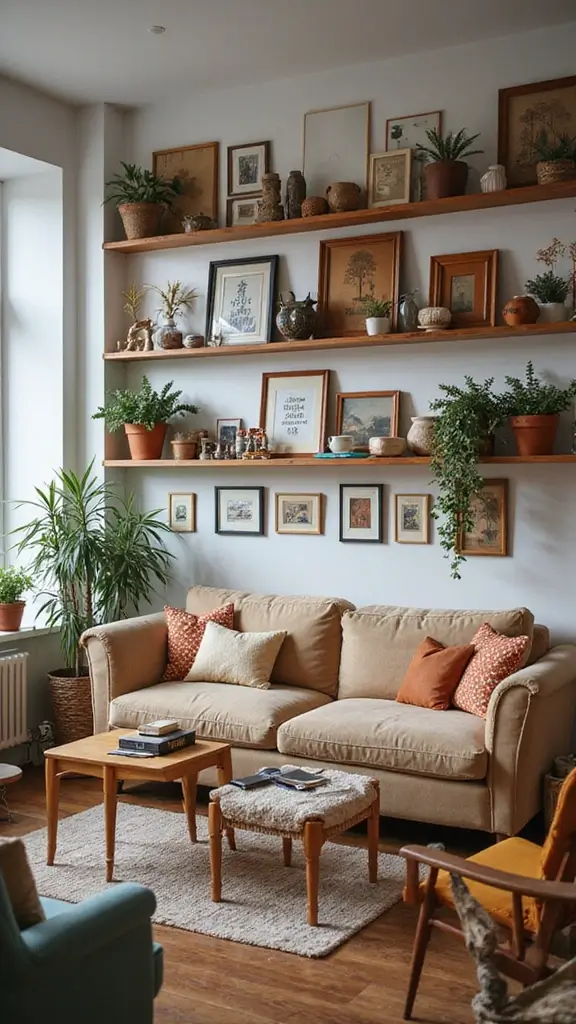 49 Home Decor Ideas for Apartment Living That Feel Stylish - 21. Incorporate Personal Mementos