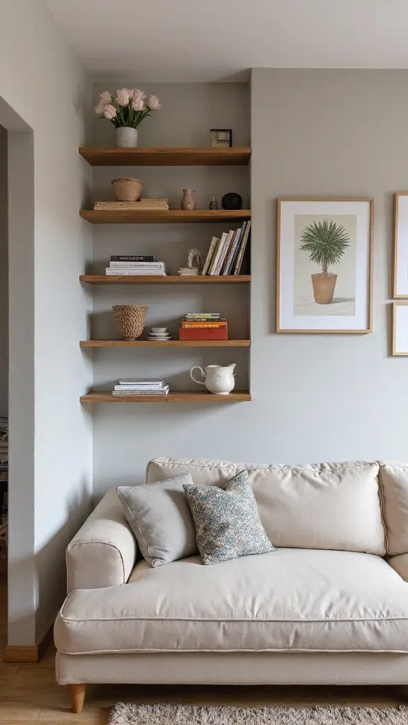 49 Home Decor Ideas for Apartment Living That Feel Stylish - 23. Utilize Vertical Space