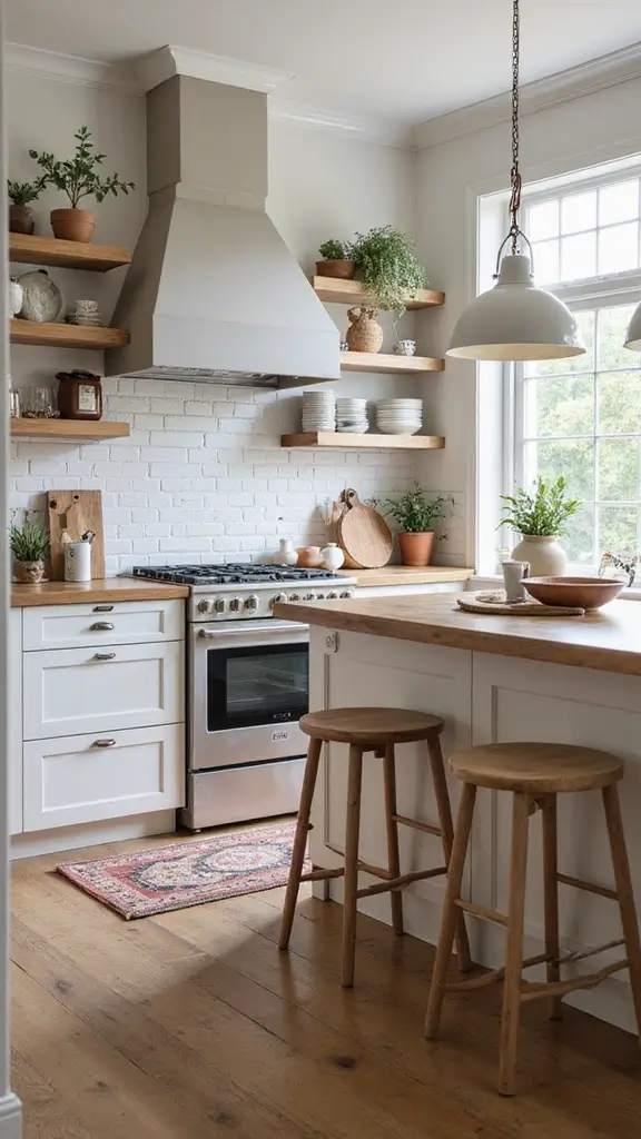 49 Home Decor Ideas for Apartment Living That Feel Stylish - 28. Create a Functional Kitchen Island