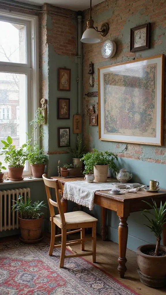 49 Home Decor Ideas for Apartment Living That Feel Stylish - 37. Use Vintage Finds