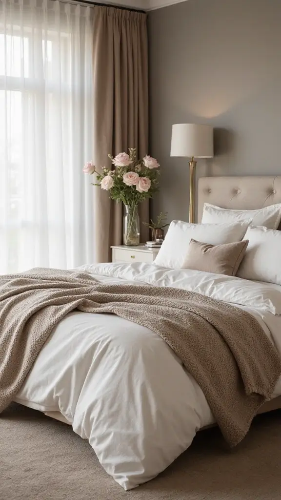 49 Home Decor Ideas for Apartment Living That Feel Stylish - 44. Invest in High-Quality Bedding