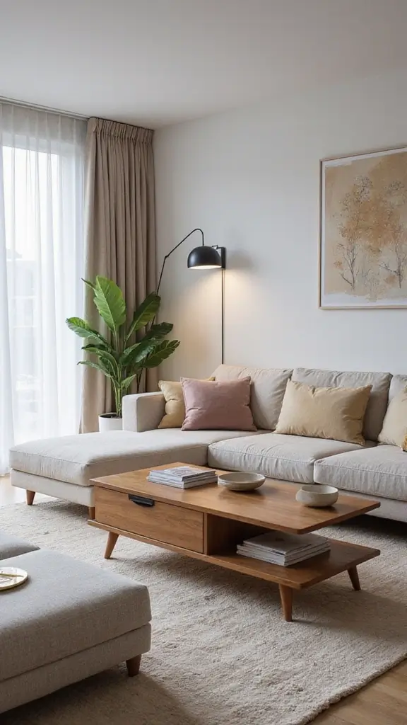 49 Home Decor Ideas for Apartment Living That Feel Stylish - 5. Opt for Multi-Use Furniture
