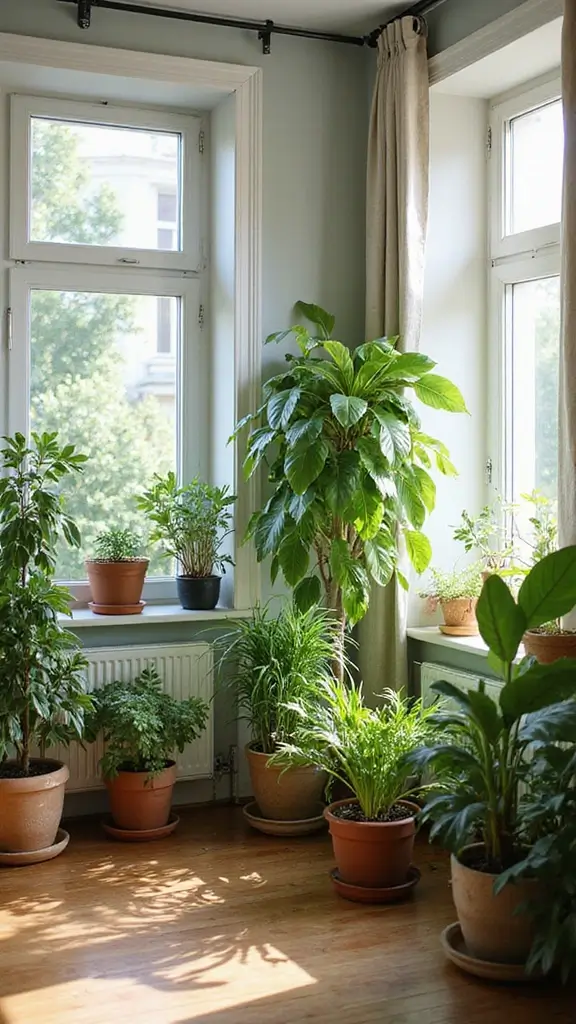 49 Home Decor Ideas for Apartment Living That Feel Stylish - 8. Add Greenery