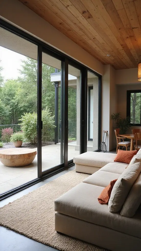 49 Interior Design Living Room Modern Looks That Define Style - 25. Integrated Indoor-Outdoor Spaces