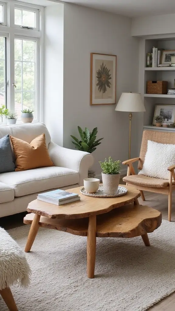 49 Interior Design Living Room Modern Looks That Define Style - 37. Unique Coffee Tables