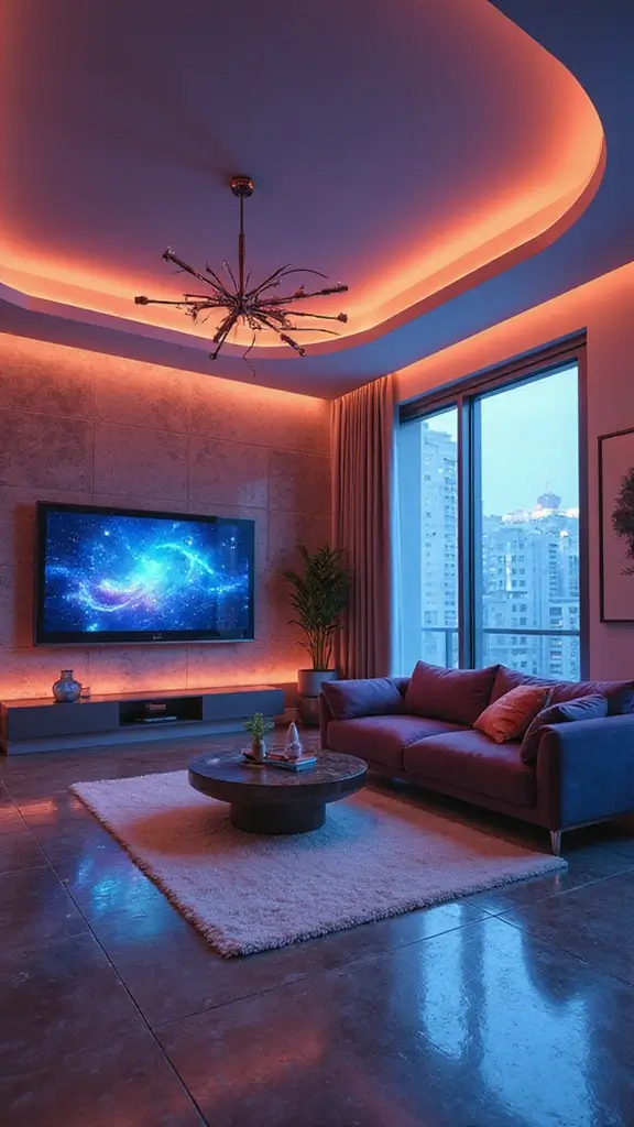 49 Interior Design Living Room Modern Looks That Define Style - 45. Futuristic Designs