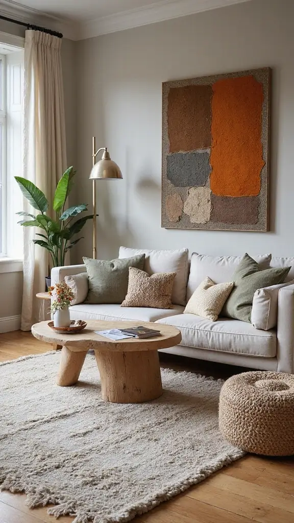 49 Interior Design Living Room Modern Looks That Define Style - 8. Layered Textures