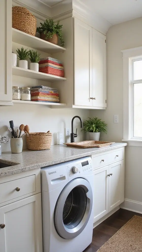 49 Laundry Room Paint Ideas That Make Small Spaces Pop - 21. Soft Cream