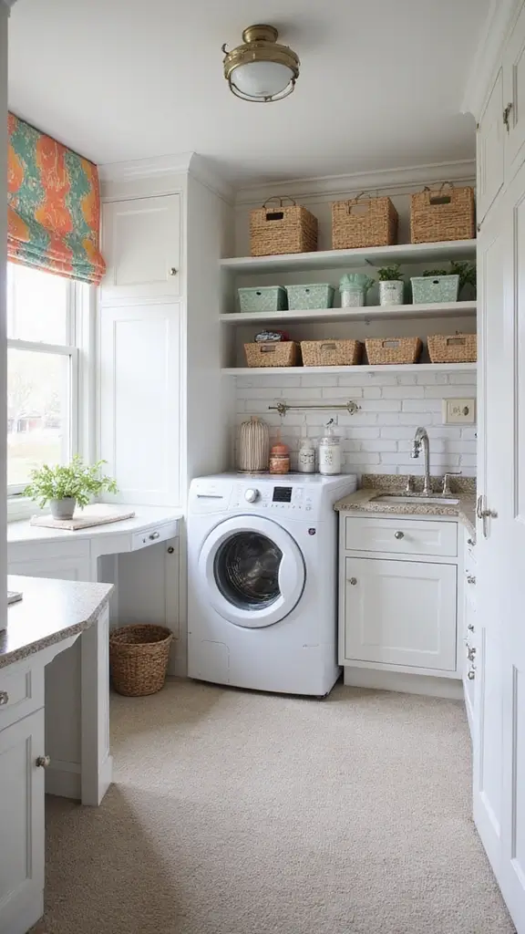 49 Laundry Room Paint Ideas That Make Small Spaces Pop - 46. Classic White