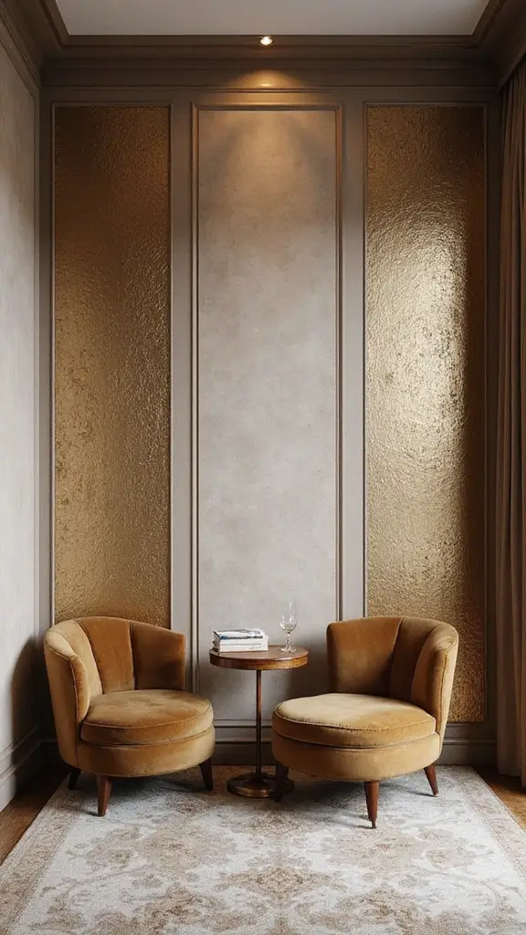 49 Luxury House Interior Design Ideas That Inspire Elegance - 10. Artistic Wall Treatments