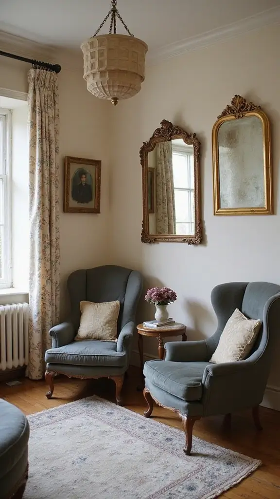 49 Luxury House Interior Design Ideas That Inspire Elegance - 14. Vintage Accents for Timeless Charm
