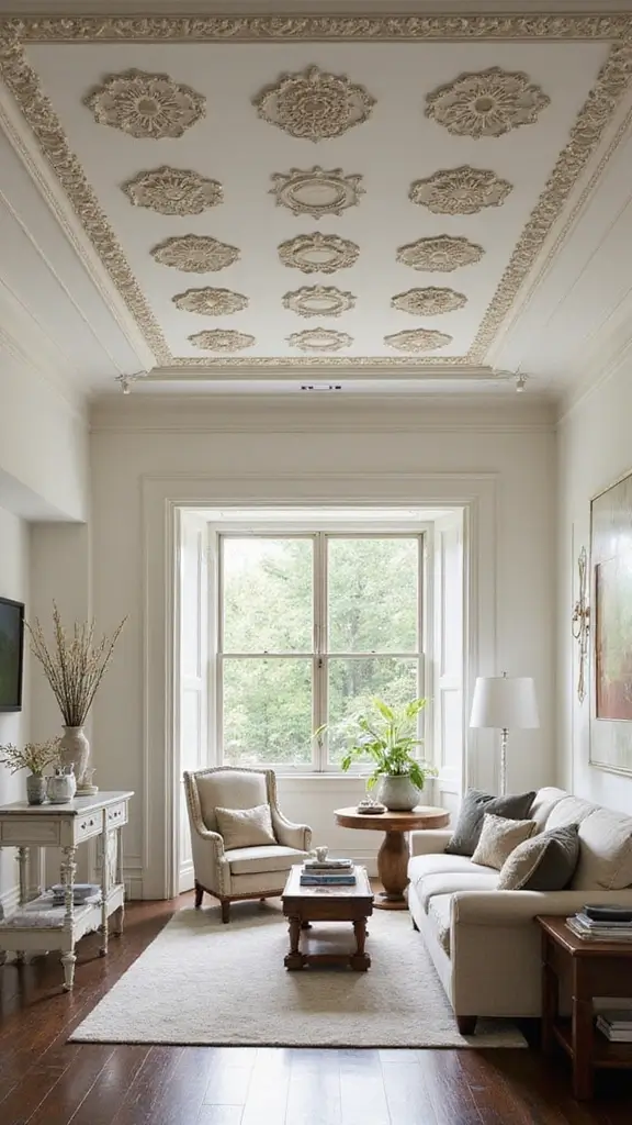 49 Luxury House Interior Design Ideas That Inspire Elegance - 17. Unique Ceiling Treatments