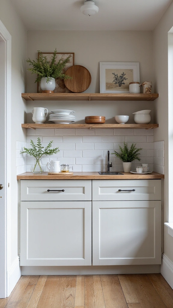 49 Luxury House Interior Design Ideas That Inspire Elegance - 19. Open Shelving for a Modern Look