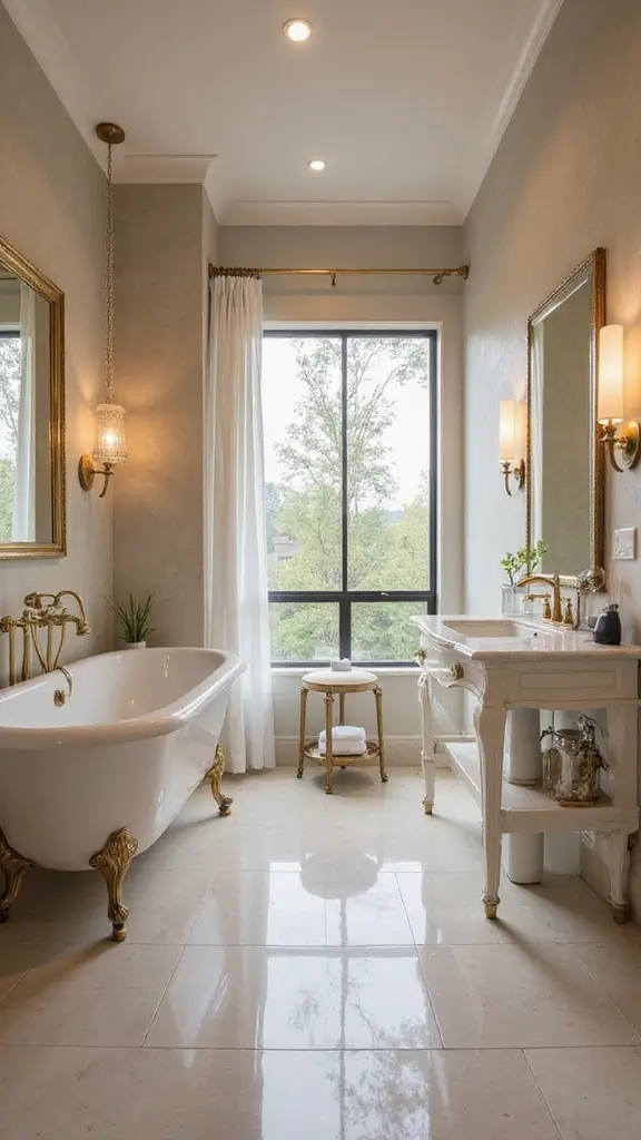 49 Luxury House Interior Design Ideas That Inspire Elegance - 28. Sophisticated Bath Retreats