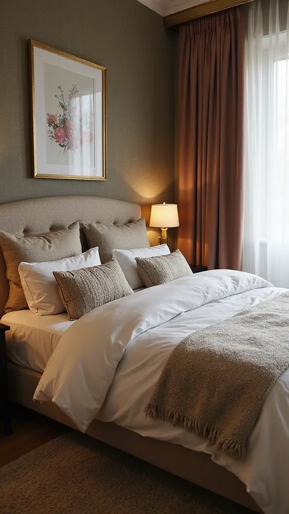 49 Luxury House Interior Design Ideas That Inspire Elegance - 38. Layered Bedding for Luxurious Bedrooms