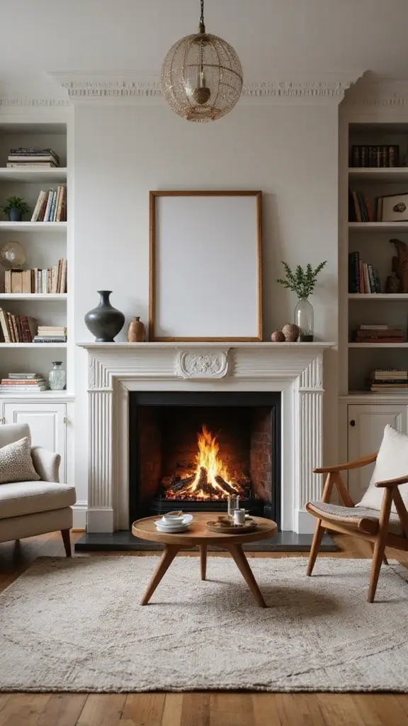 49 Luxury House Interior Design Ideas That Inspire Elegance - 47. Cozy Fireplaces