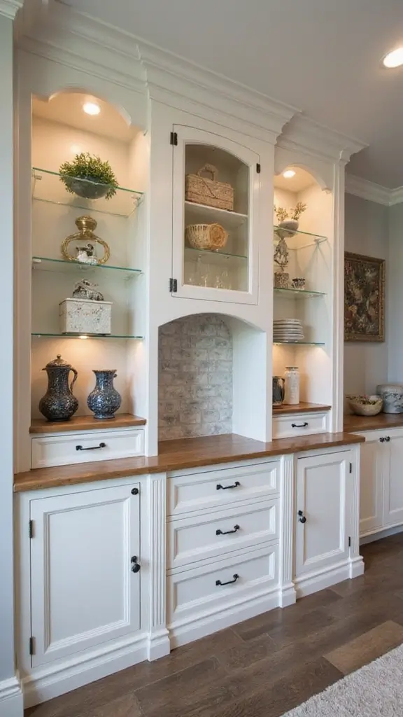 49 Luxury House Interior Design Ideas That Inspire Elegance - 7. Custom Built-Ins for Smart Storage