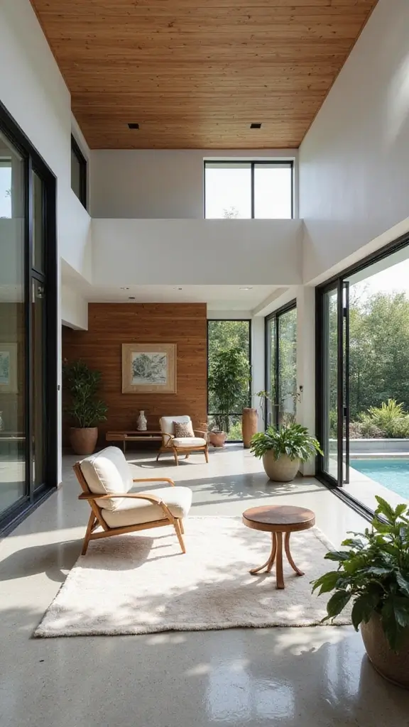 49 Modern Home Design Exterior Ideas That Turn Heads - 11. Blending Indoor and Outdoor Spaces