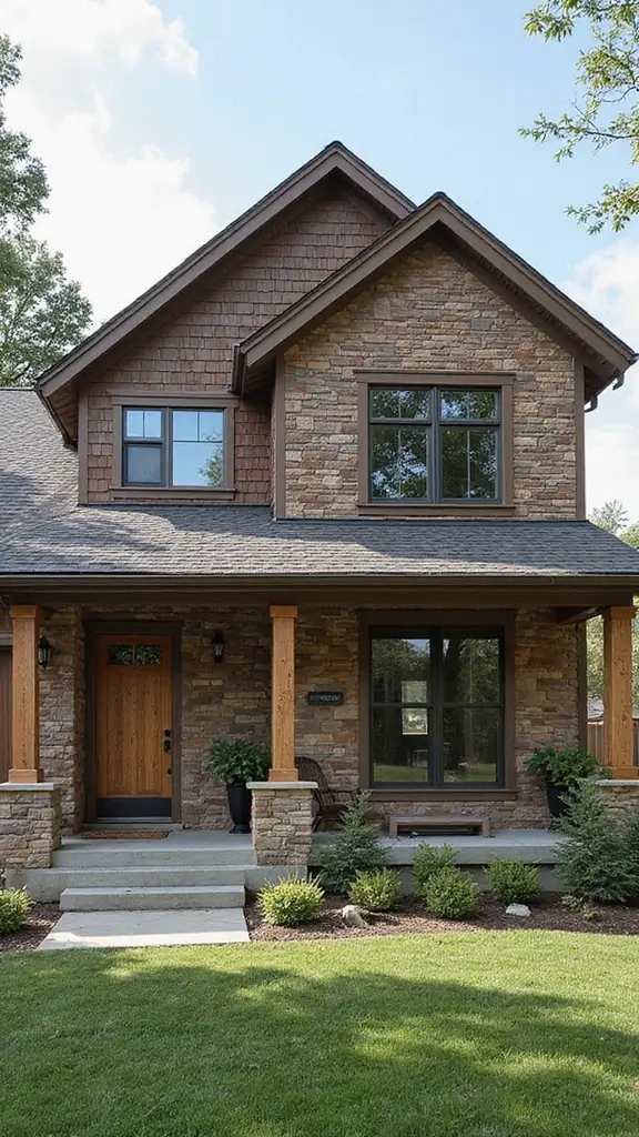 49 Modern Home Design Exterior Ideas That Turn Heads - 23. Textured Siding for Depth and Interest