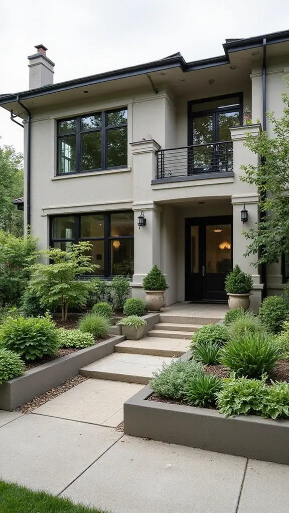 49 Modern Home Design Exterior Ideas That Turn Heads - 36. Smart Integration of Greenery