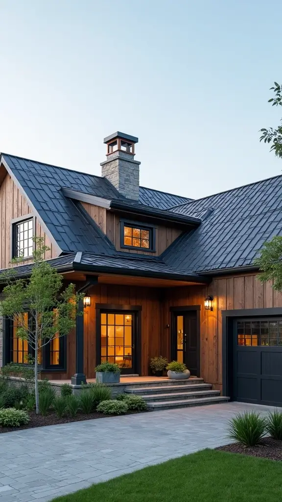 49 Modern Home Design Exterior Ideas That Turn Heads - 46. Durable Roofing Materials for Longevity