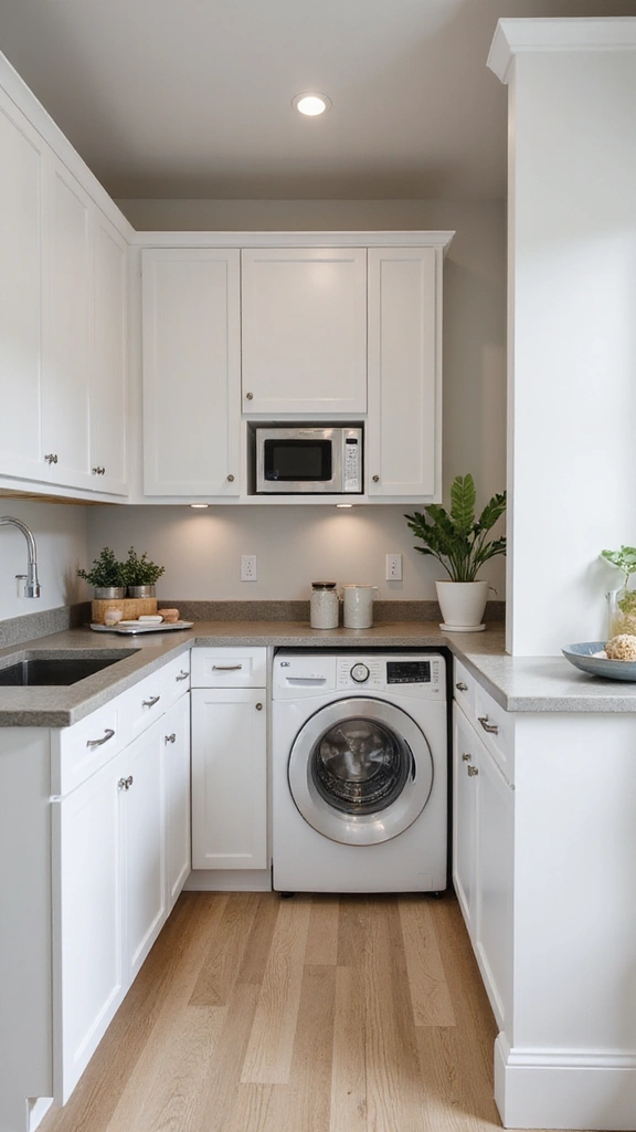 49 Pantry and Laundry Room Combo Layouts That Maximize Storage - 14. Hidden Appliances