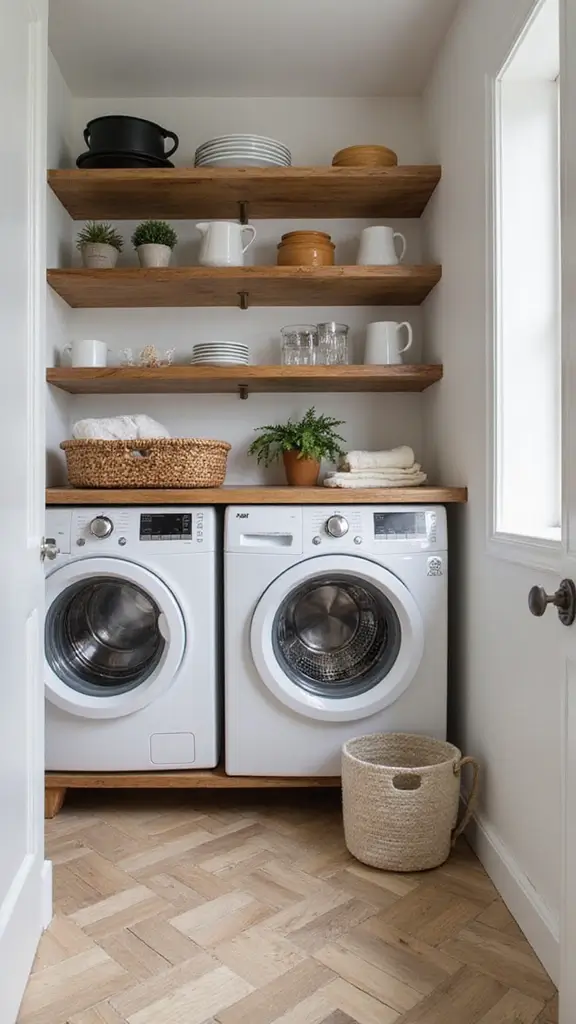49 Pantry and Laundry Room Combo Layouts That Maximize Storage - 2. Multi-Functional Furniture