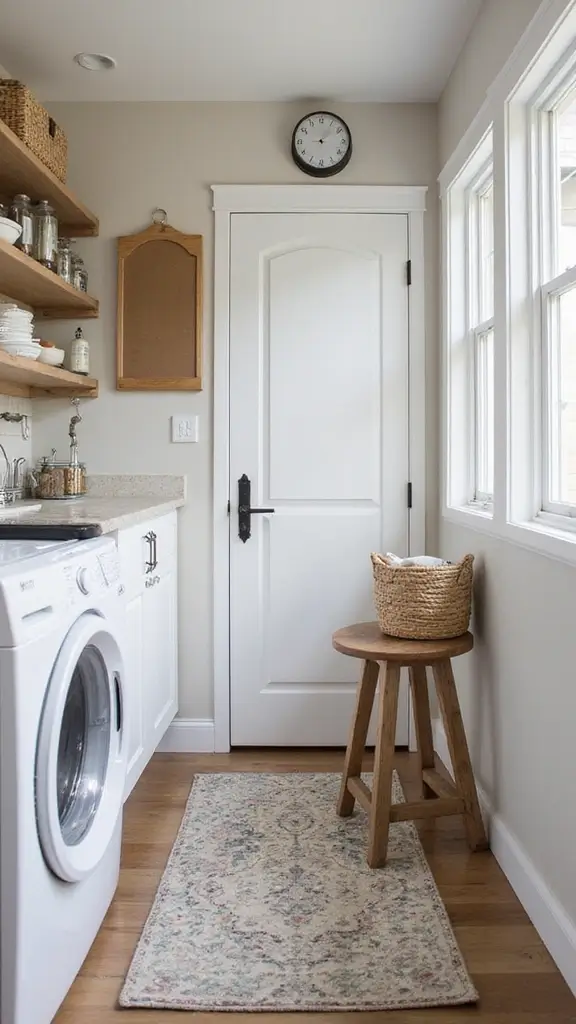 49 Pantry and Laundry Room Combo Layouts That Maximize Storage - 22. Incorporate a message board