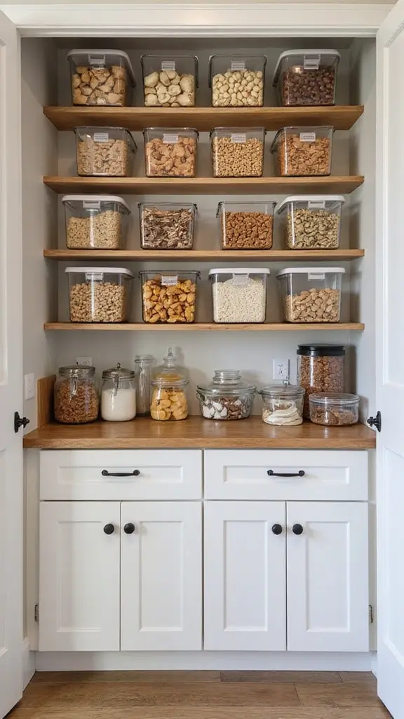 49 Pantry and Laundry Room Combo Layouts That Maximize Storage - 24. Create a Snack Station