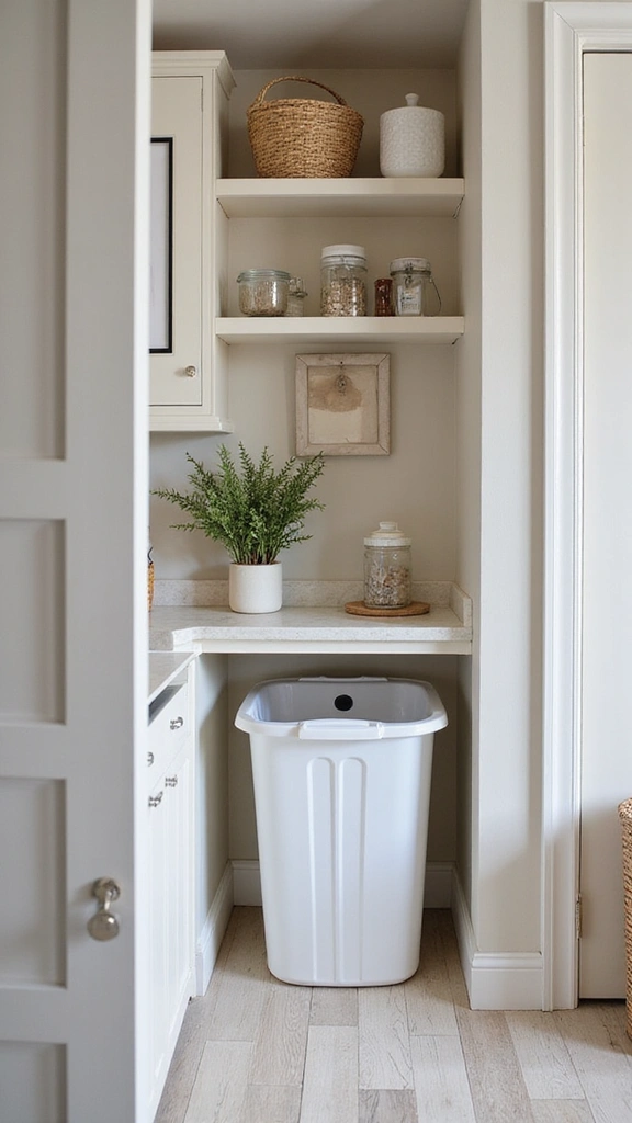 49 Pantry and Laundry Room Combo Layouts That Maximize Storage - 29. Hidden Hamper Solutions