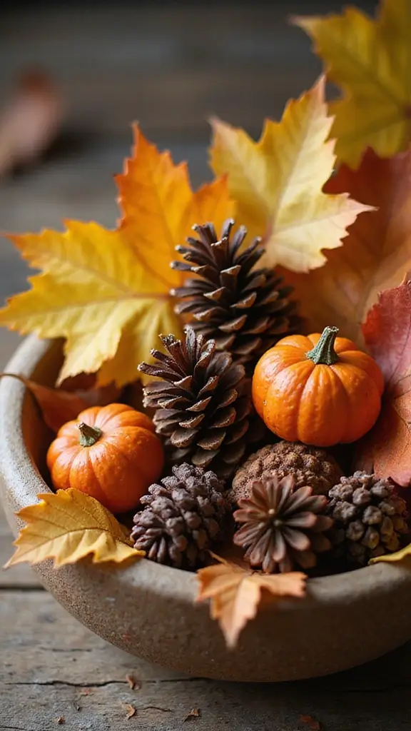 49 Simple Fall Decor Ideas for the Home That Feel Cozy - 15. Nature Walk Collectibles