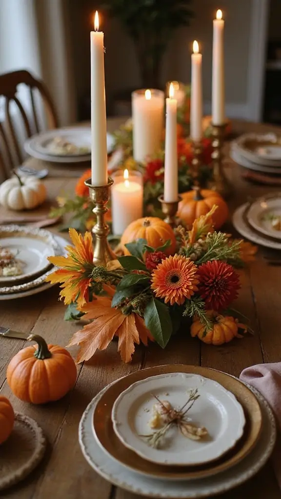49 Simple Fall Decor Ideas for the Home That Feel Cozy - 16. Thanksgiving Tablescape