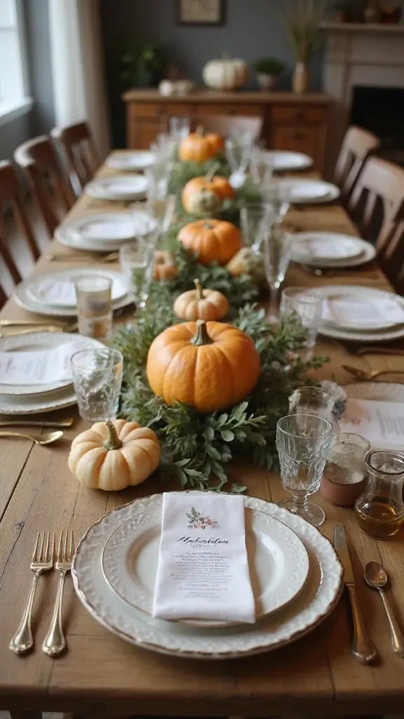 49 Simple Fall Decor Ideas for the Home That Feel Cozy - 31. Personalized Place Settings
