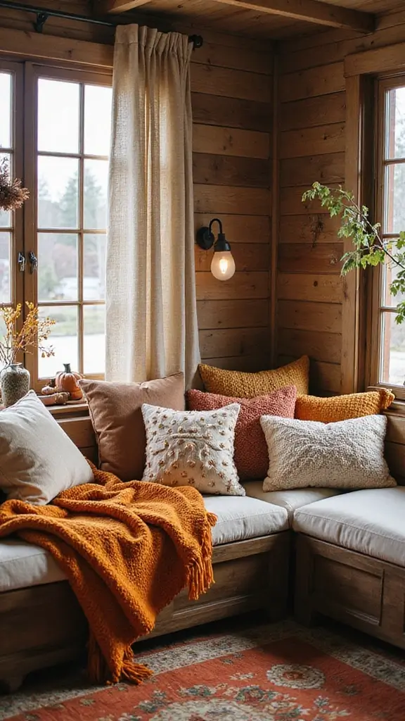 49 Simple Fall Decor Ideas for the Home That Feel Cozy - 4. Cozy Textiles