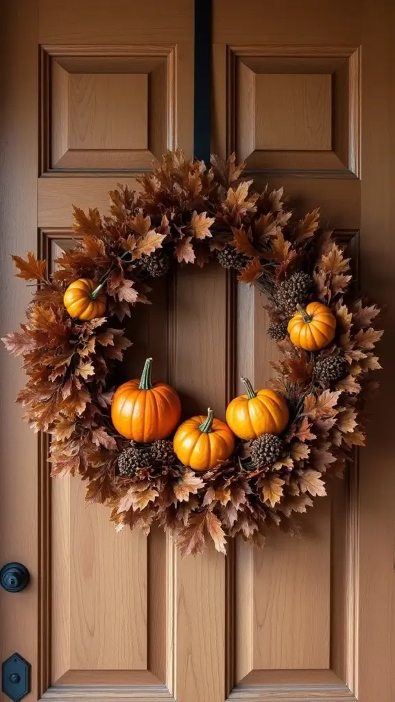 49 Simple Fall Decor Ideas for the Home That Feel Cozy - 7. Seasonal Wreaths