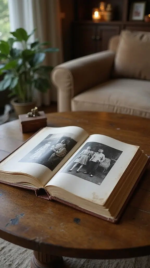50 Antique Home Decor Ideas That Tell a Story - 39. Antique Photo Albums