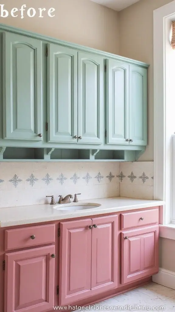 50 Bathroom Remodel on a Budget Ideas You’ll Love - 1. Paint Your Cabinets