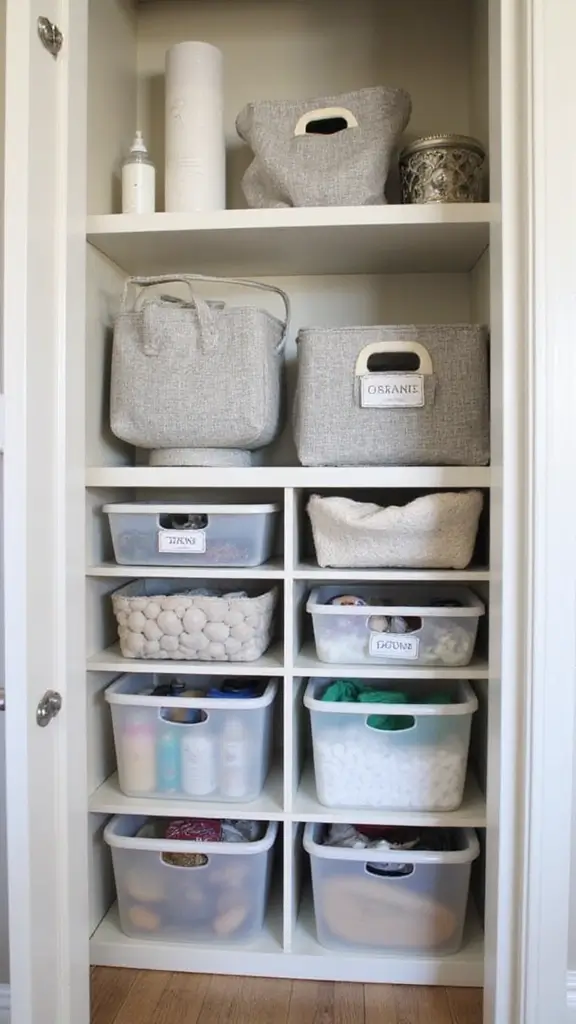 50 Bathroom Remodel on a Budget Ideas You’ll Love - 29. Reorganize Your Closet