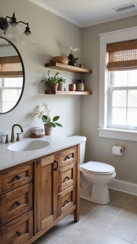 50 Bathroom Remodel on a Budget Ideas You’ll Love - 7. Use Reclaimed Wood