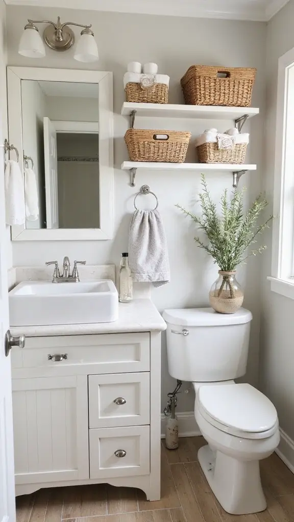 50 Bathroom Remodel on a Budget Ideas You’ll Love - 8. Create Storage Solutions